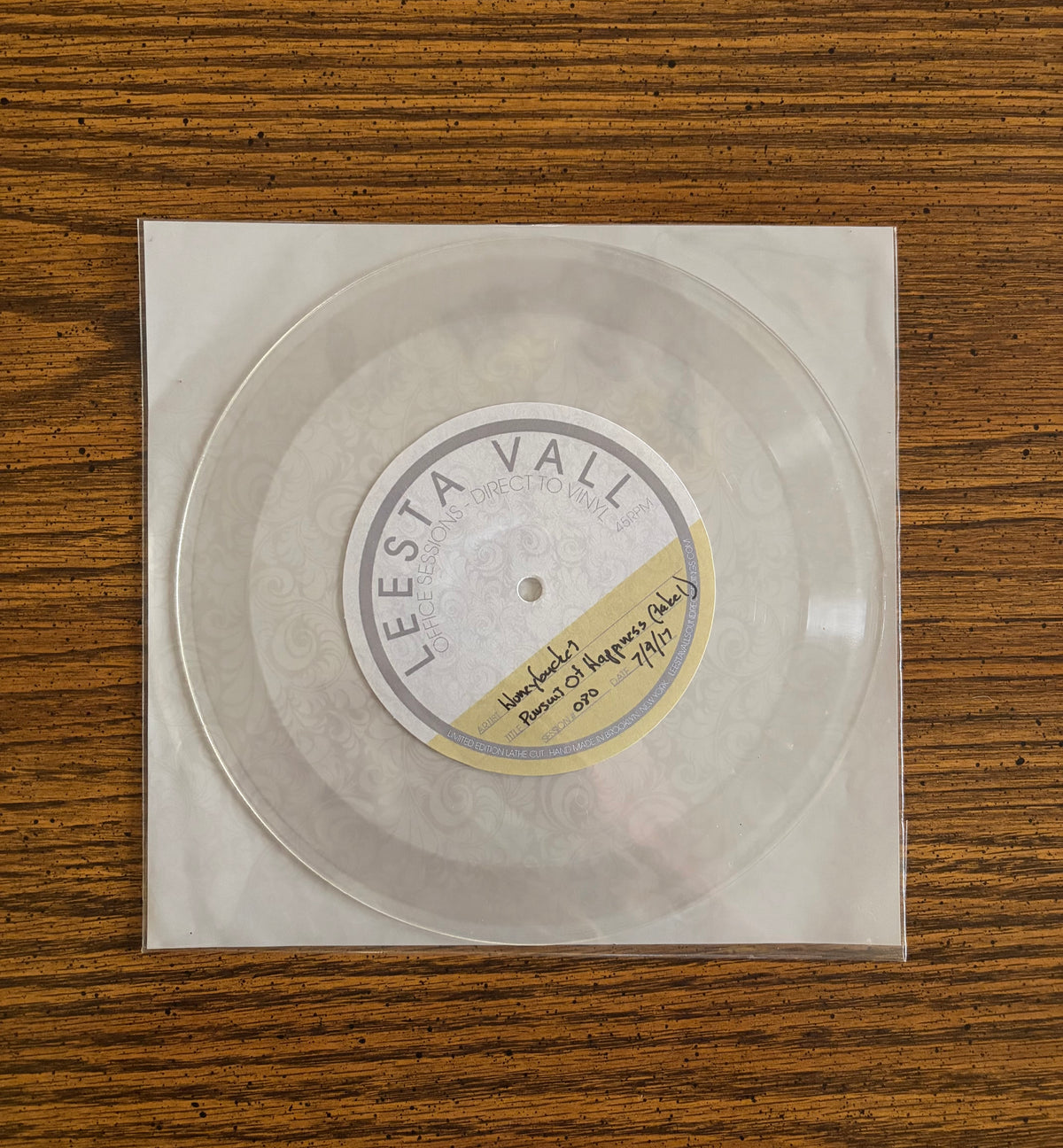 Direct-to-Vinyl Live Recorded Honeybucket Singles