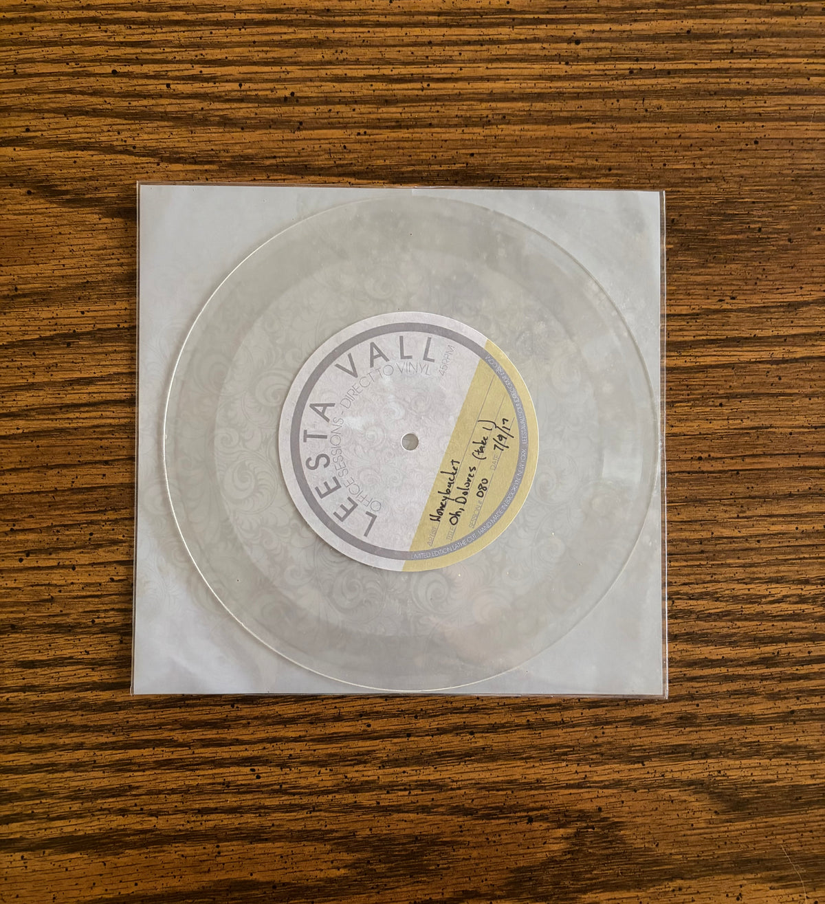 Direct-to-Vinyl Live Recorded Honeybucket Singles